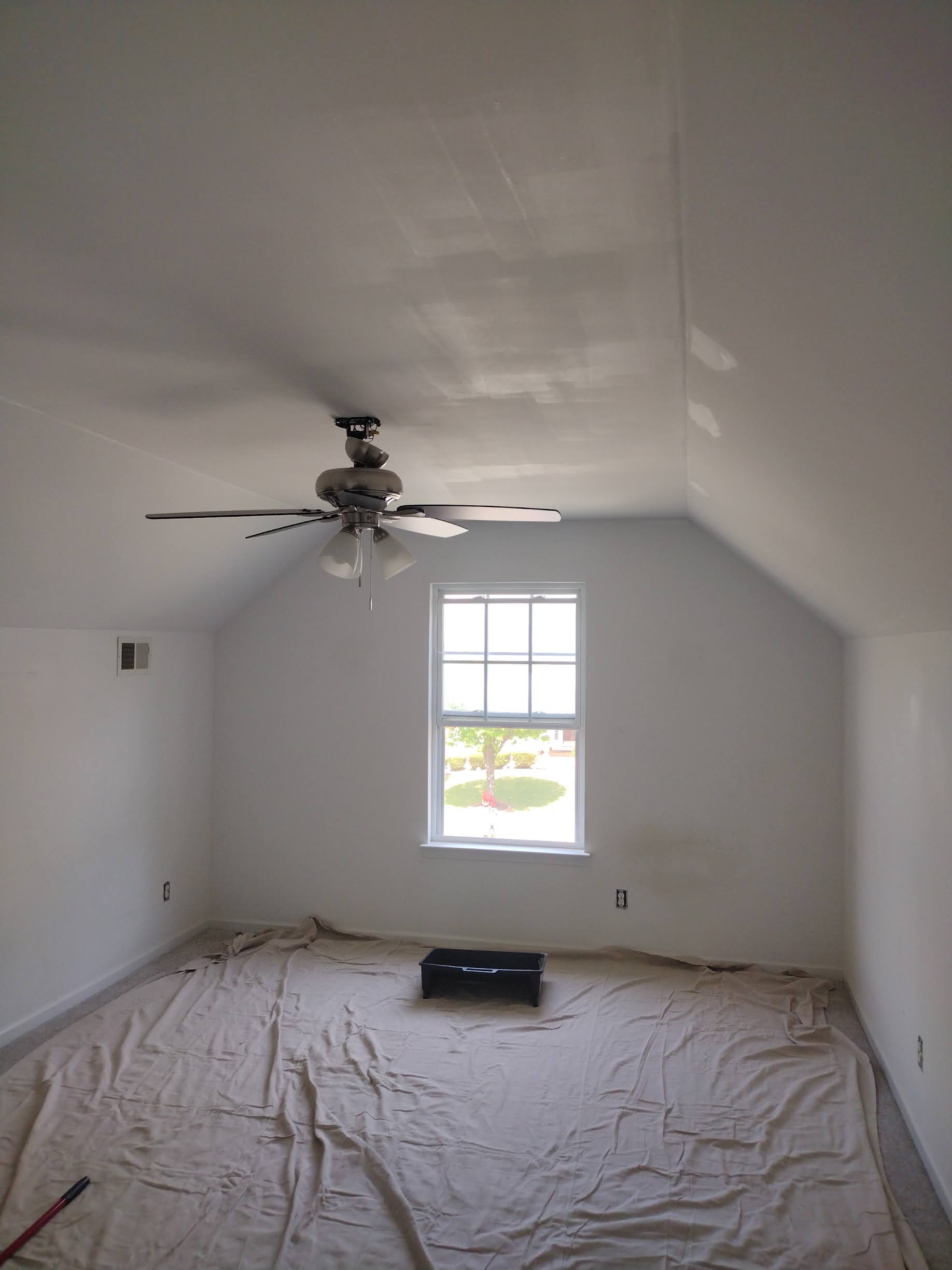 Bonus room before painting